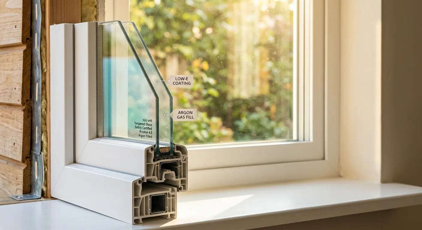 Energy efficient window detail